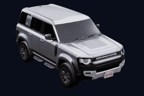 Interactive 3D car model preview
